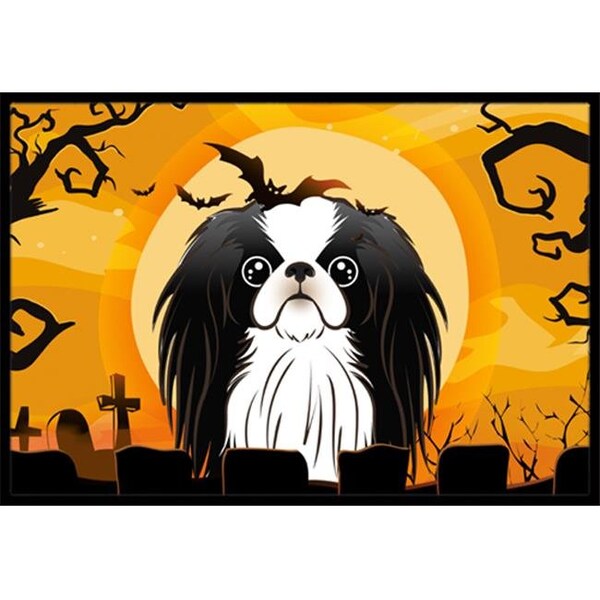 Carolines Treasures BB1788JMAT Halloween Japanese Chin Indoor & Outdoor Mat; 24 x 36 in. BB1788JMAT - main